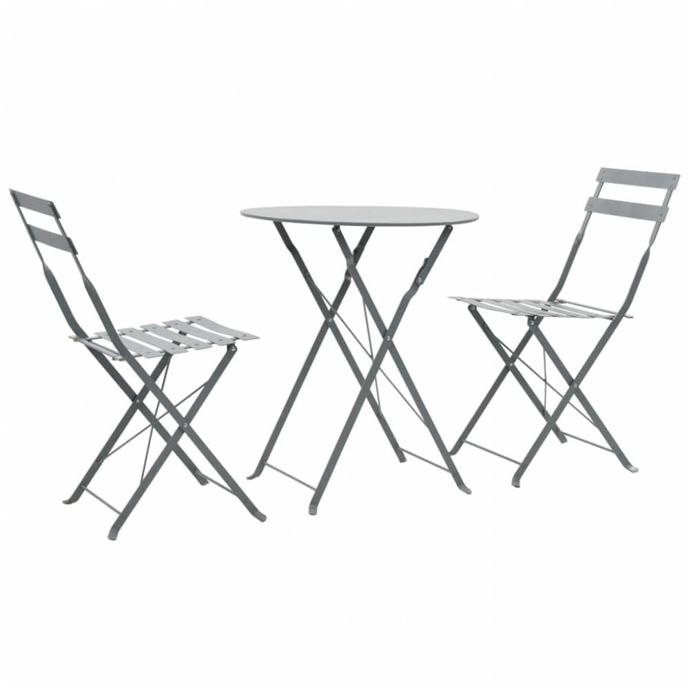 Záhradného bistro set 3 ks oceľ Dekorhome 1