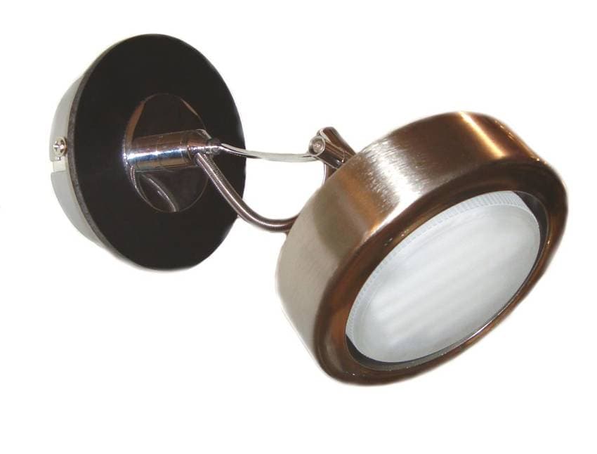 Nástenná lampa Earth GX53 Energo saténová/wenge