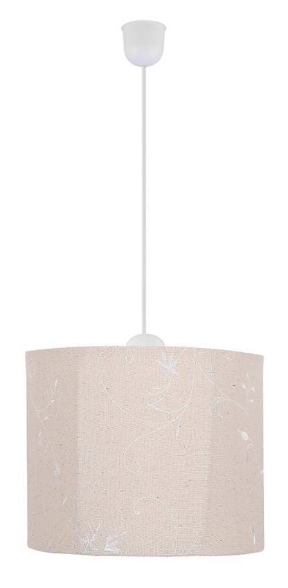 Béžová závesná lampa 25 cm na farmárskom lane 1
