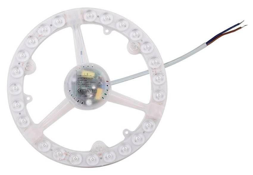 LED panel 24W 4000K 23cm neutrálna biela rozeta pre stropné svietidlo Merc03 1