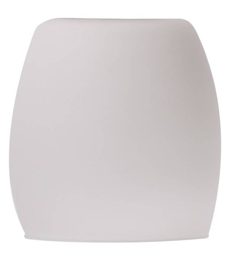 Biele sklenené tienidlo E27 pre lampu Amba 1