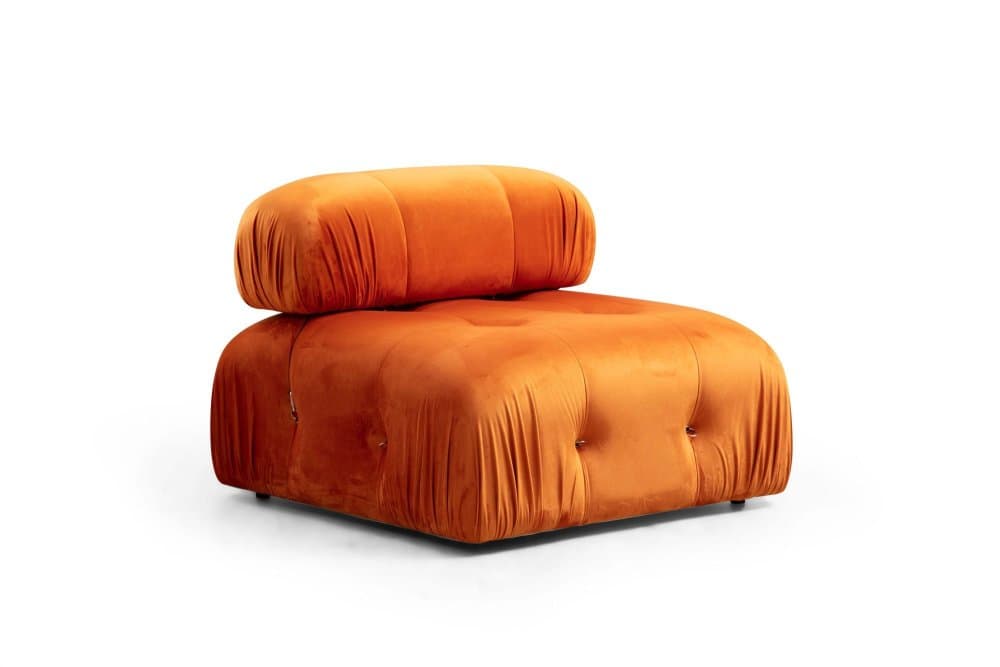 Kreslo / Jednomiestna pohovka Bubble O1 - Orange