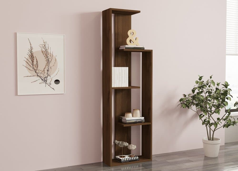 Knižnica Wand - Walnut 1