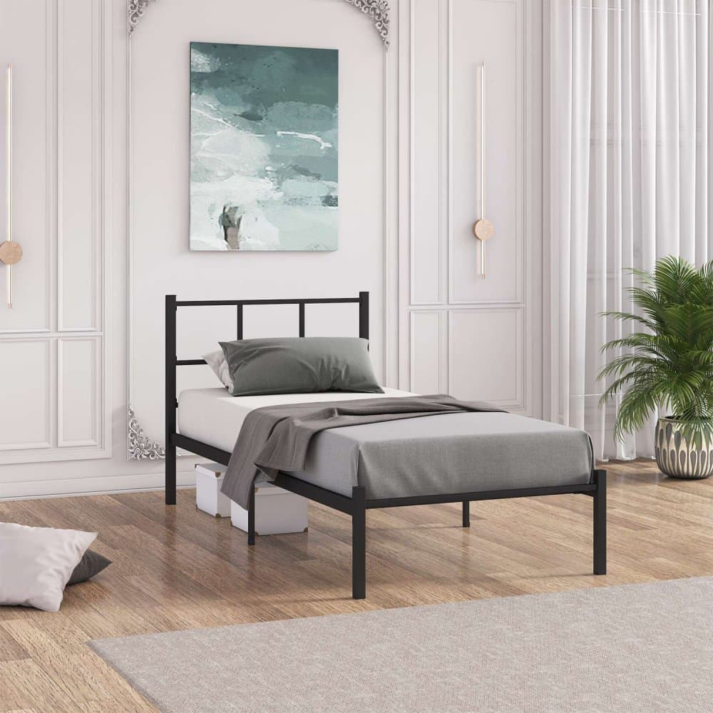 Rám jednolôžkovej postele Cemre - Black 90x200