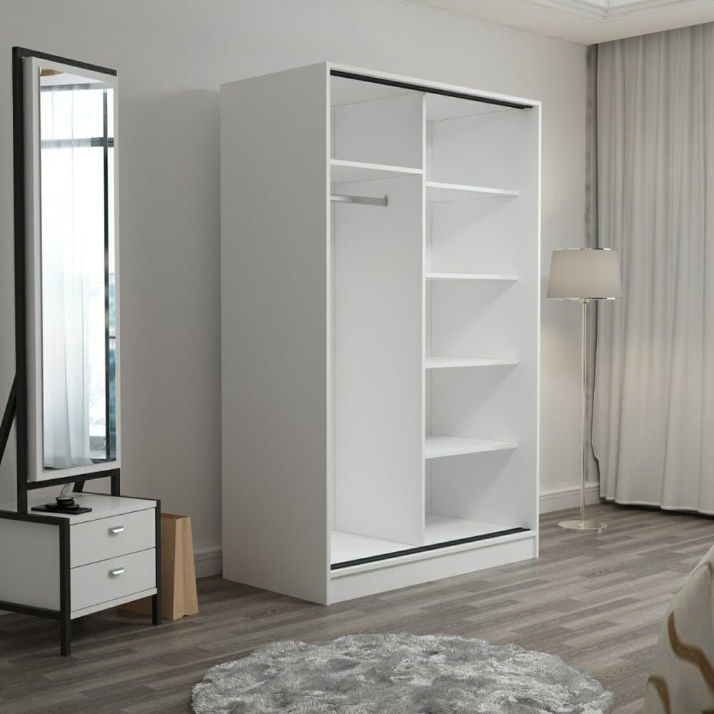Šatníková skriňa Kale White - 2307