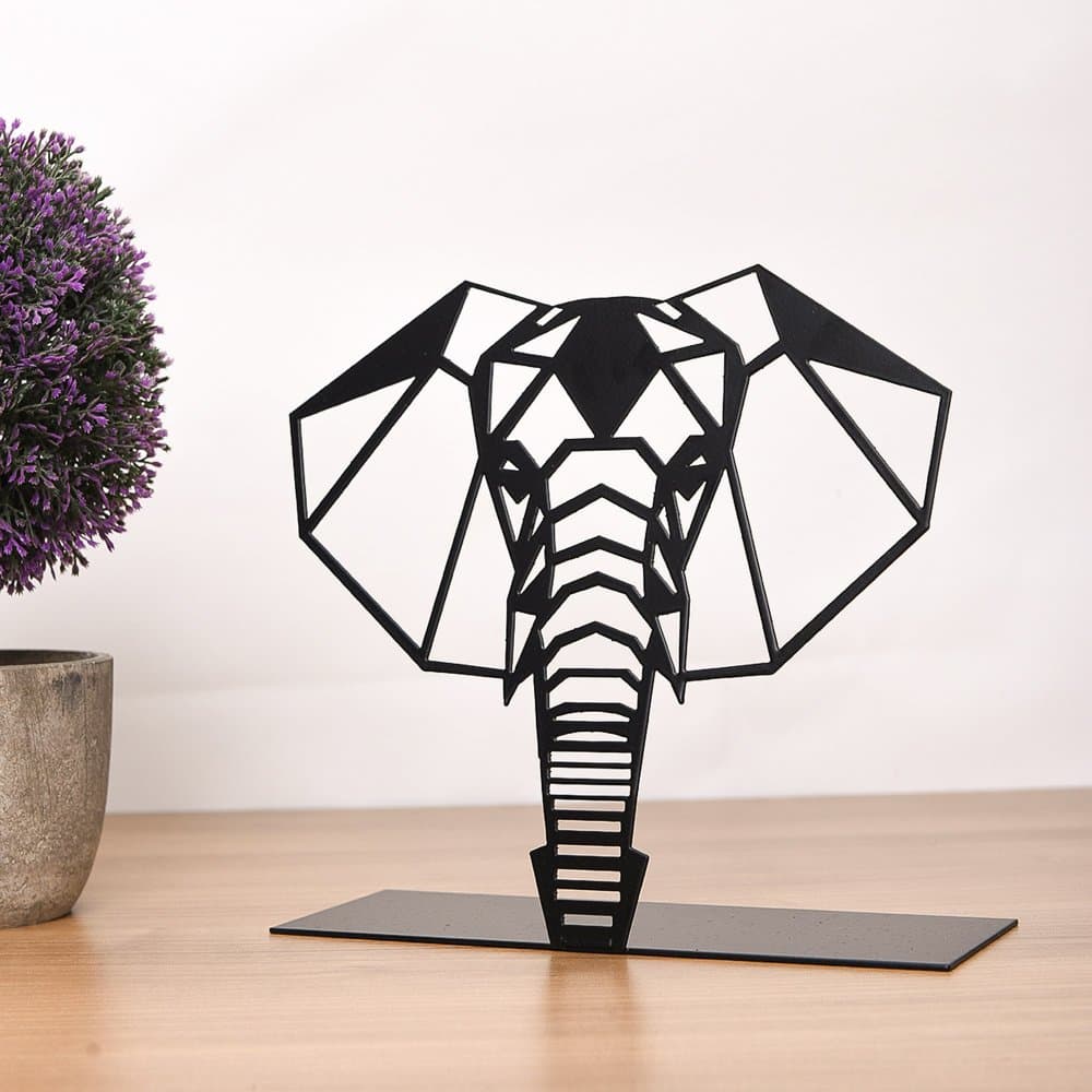 Dekoratívny predmet Elephant - Black 1