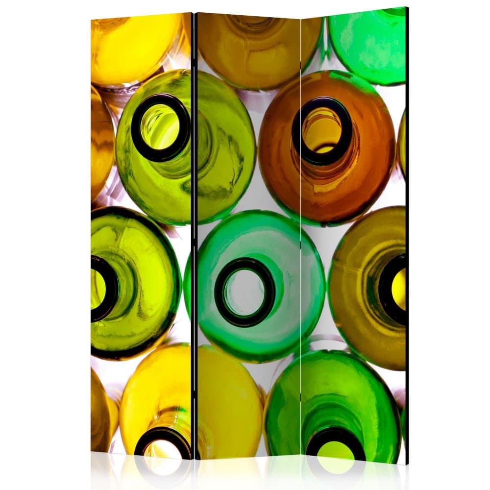 Paraván Bottles (background) Dekorhome 1