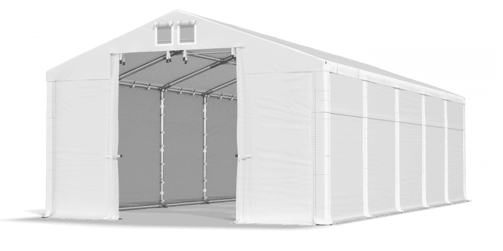 Skladový stan 5x10m biela PROFI 1