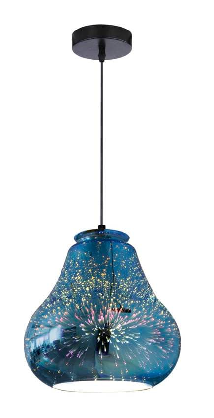 Závesná stropná lampa galaktická e27 3d