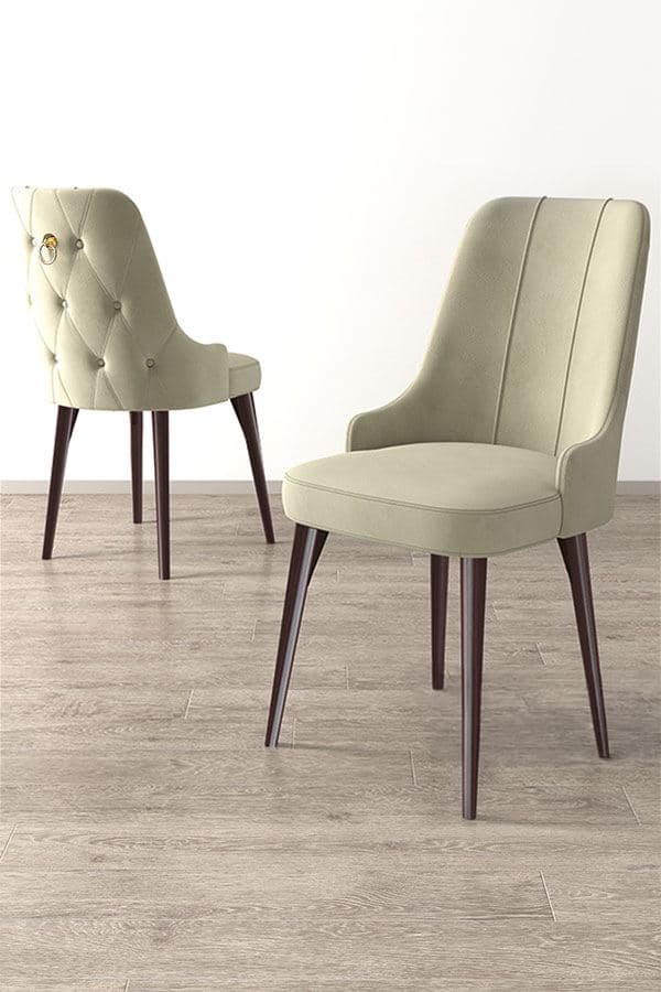 Súprava stoličiek (4 kusy) Newa - Cream, Brown 1