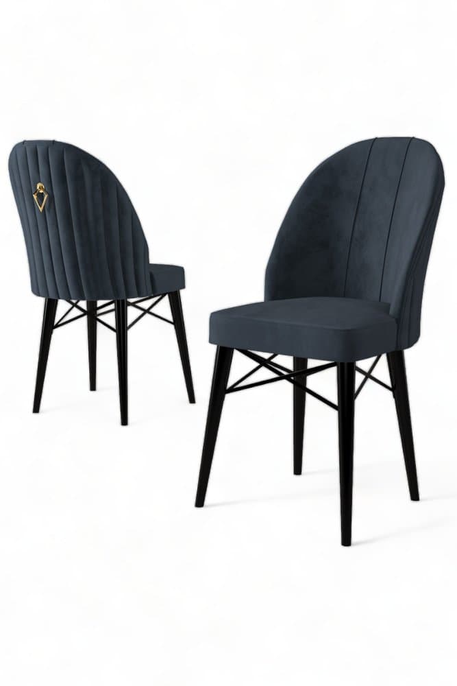 Súprava stoličiek (6 kusov) Ritim - Anthracite, Black 1