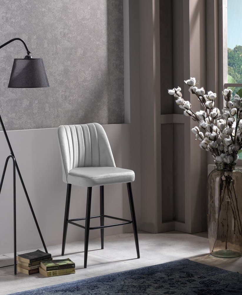 Bar Stool Set (2 Pieces) Vento - Cream 1