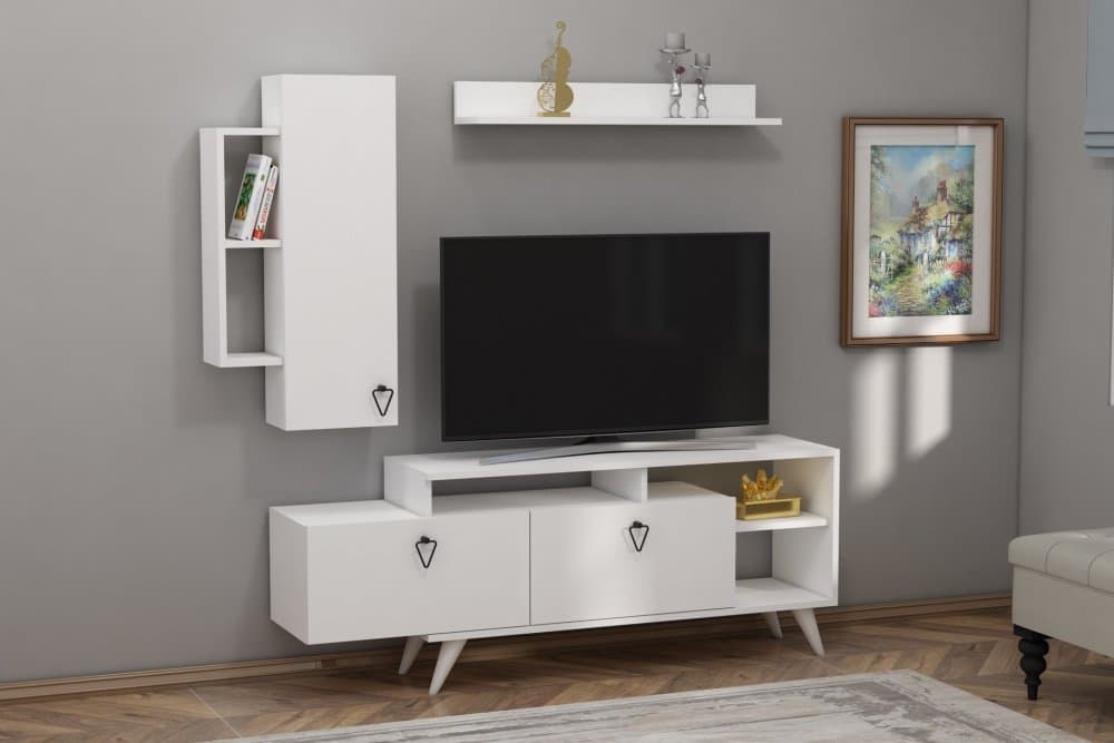 TV skrinka / Obývacia stena Clara - White 1