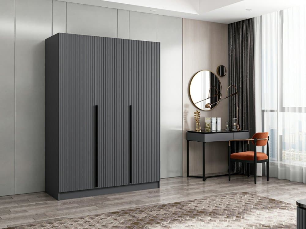 Šatníková skriňa Kale Anthracite - 2287 1