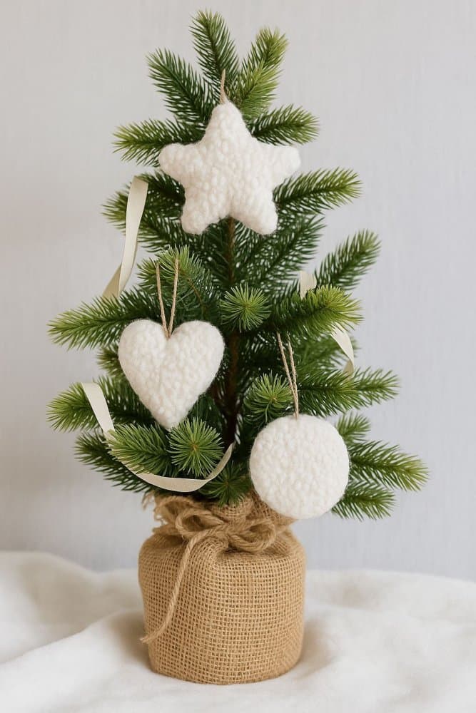Christmas Ornament 3 Lu Set - White 1