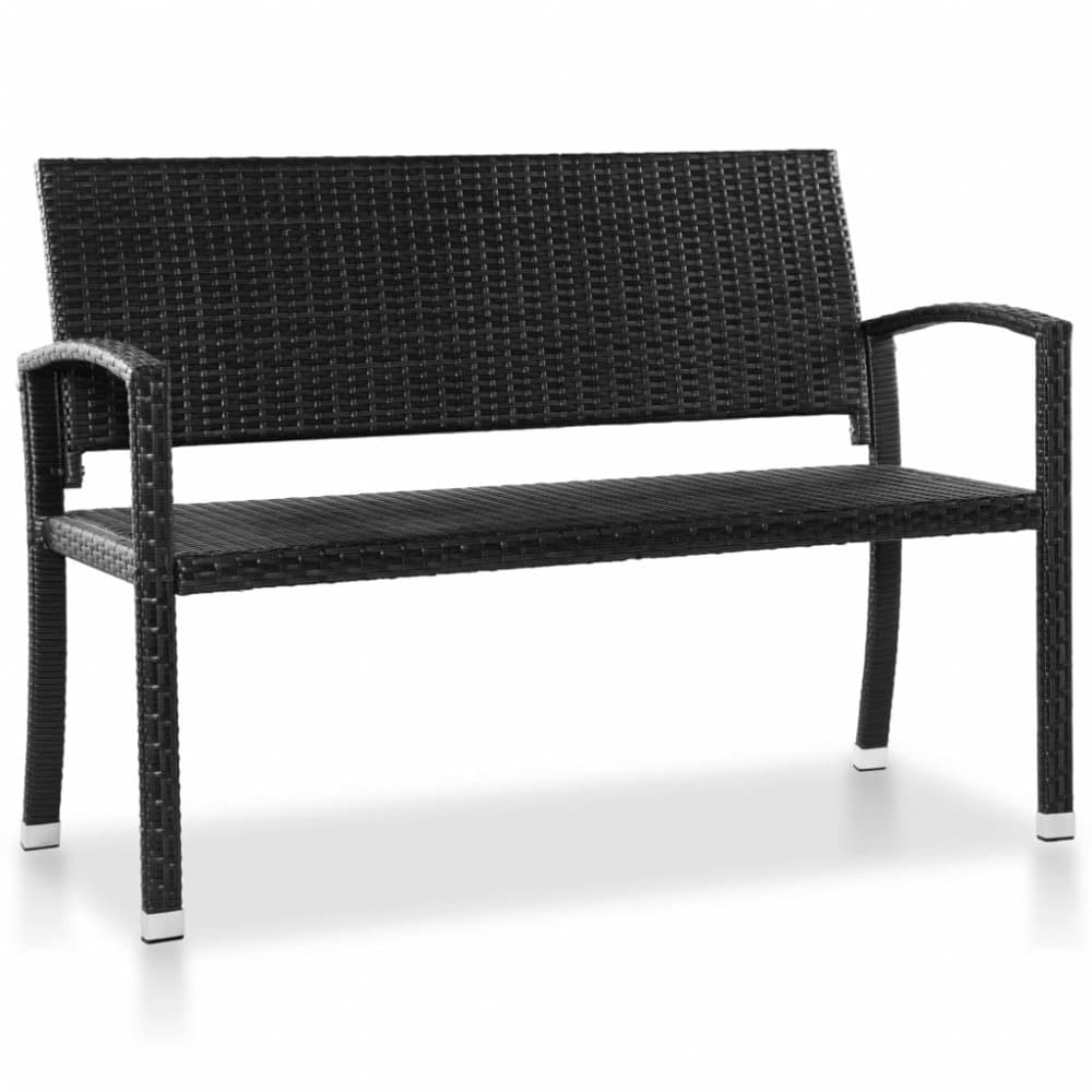 Záhradná lavica 122 cm polyratan Dekorhome 1