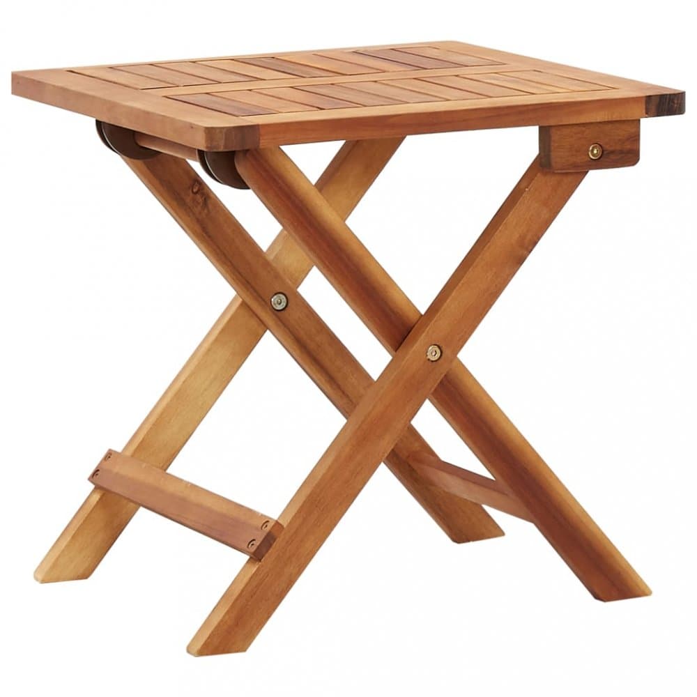 Skladací záhradný stolík akácie Dekorhome 1