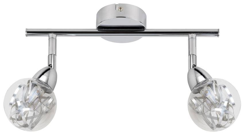 Stropné LED svietidlo SMD Bolo chróm 1