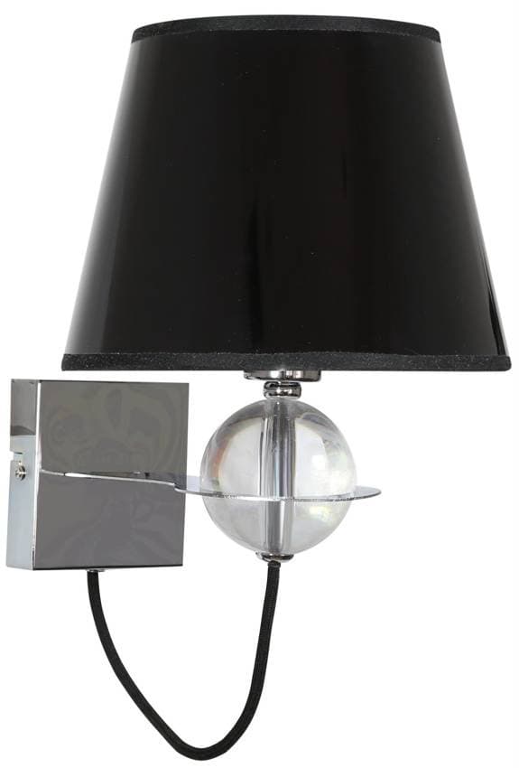 Nástenná lampa 1X40W E14 čierno-zlatá stredová TESORO 1