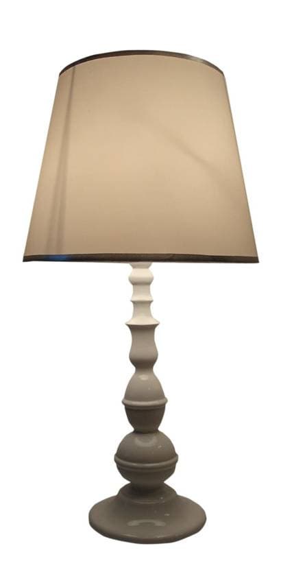Biela stolová lampa Suri 1