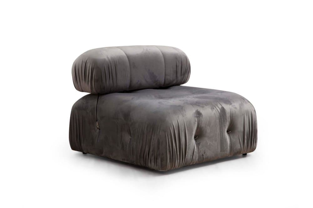 Kreslo / Jednomiestna pohovka Bubble O1 - Grey 1