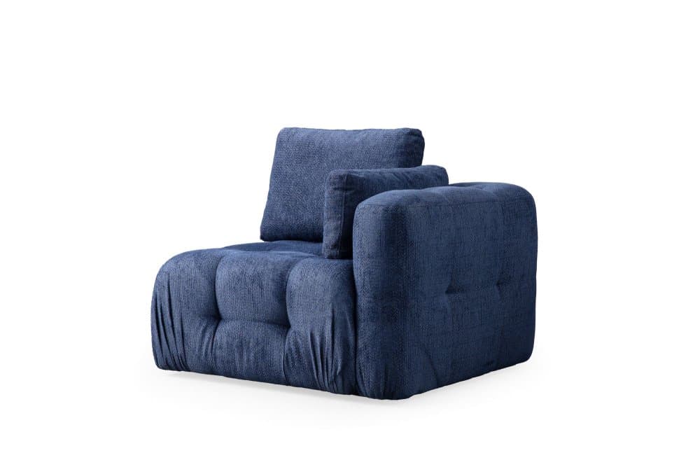 Kreslo / Jednomiestna pohovka Amaris 1R - Navy Blue