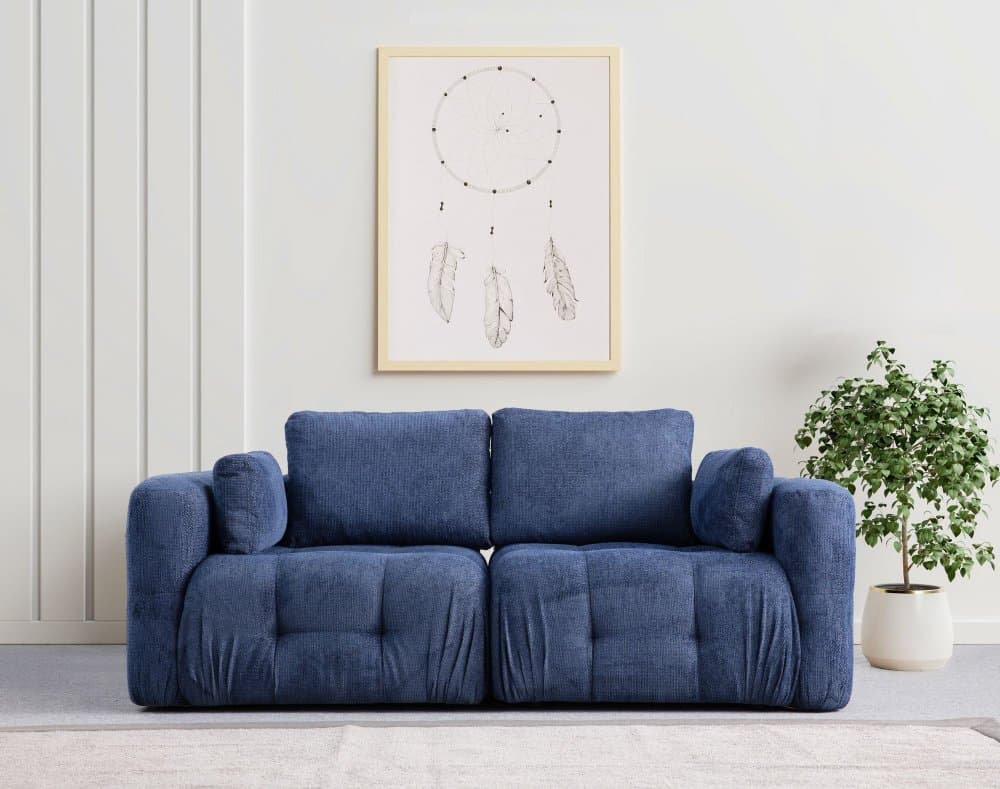 Dvojmiestna pohovka Amaris 2 Seater - Navy Blue 1