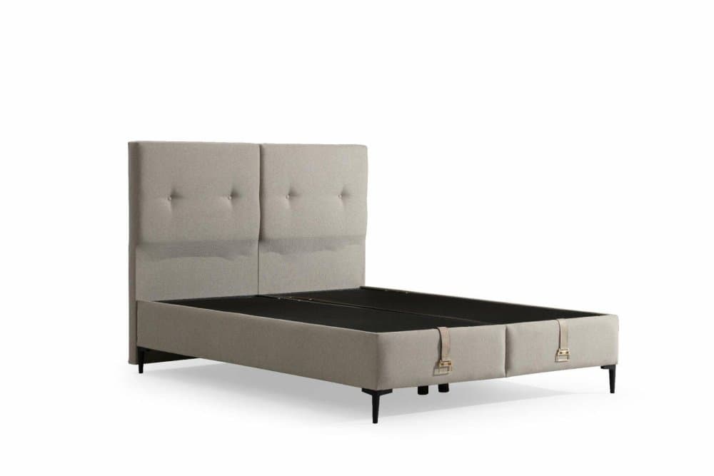 Rám manželskej postele s čelom Bade 140 x 200 - Beige 1