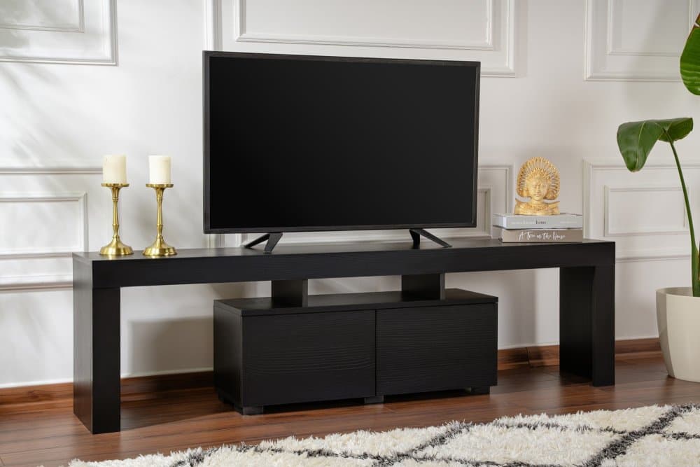 TV stolík Enclave - Wood Black 1