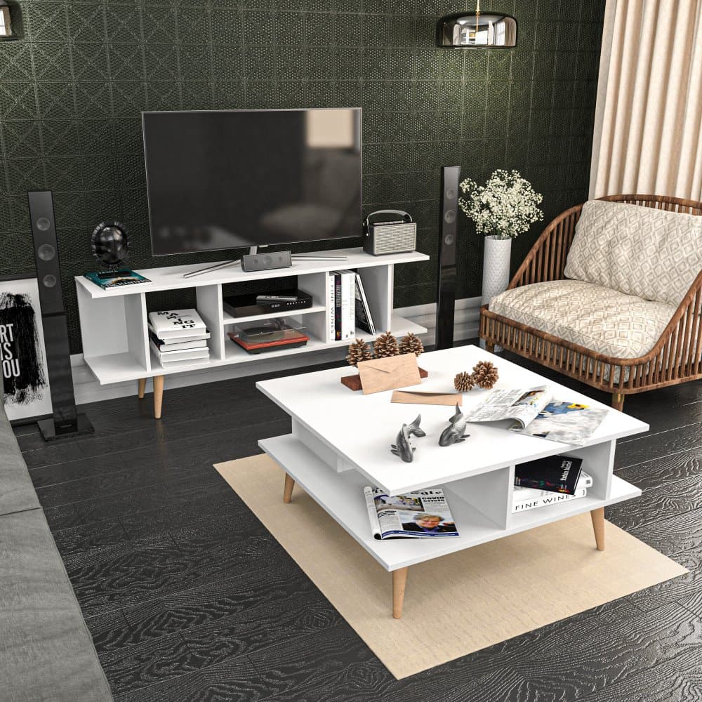 Konferenčný stolík Akya Coffee Table - White 1