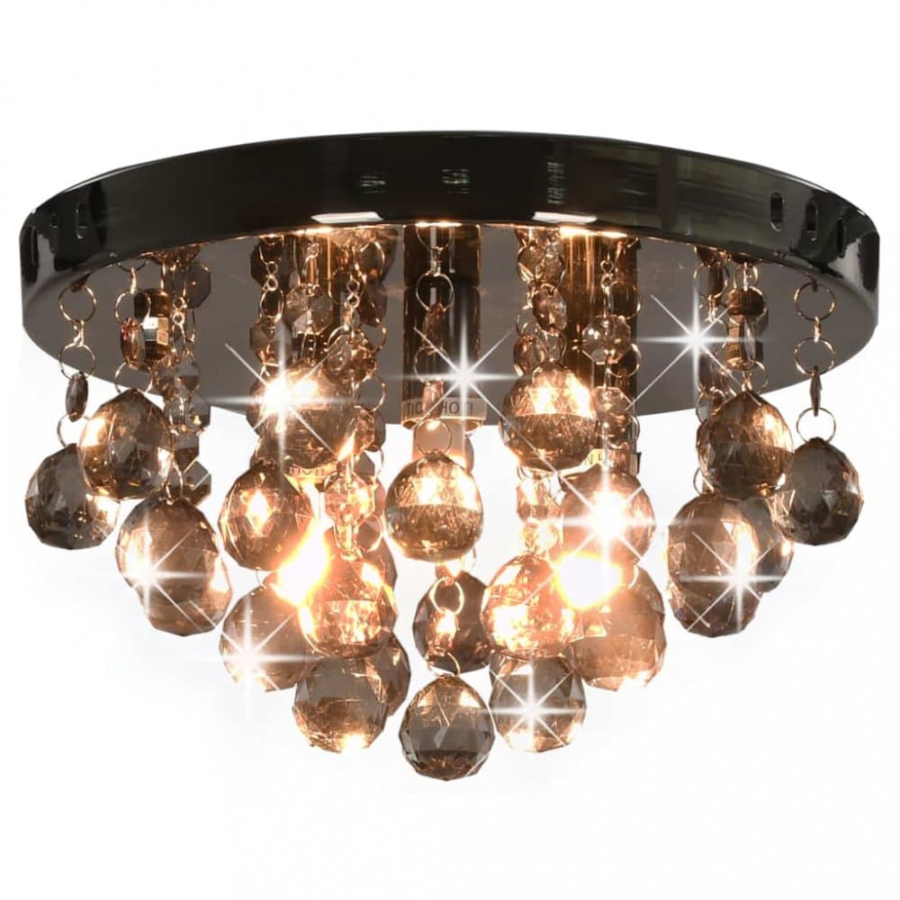 Stropná lampa luster krištáľ / chróm Dekorhome 1