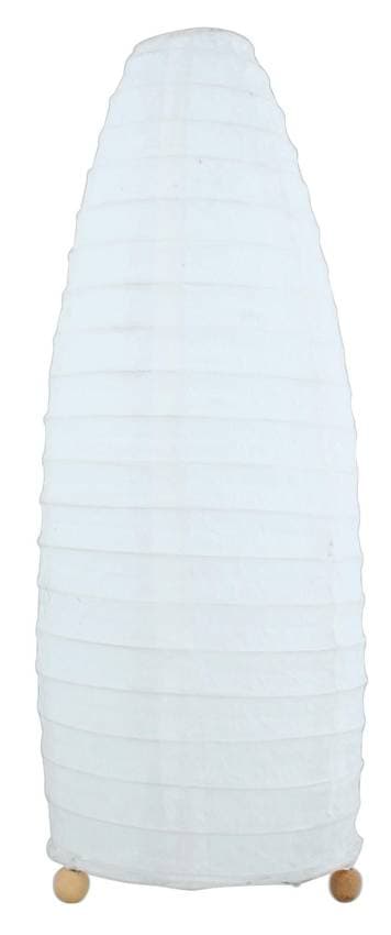 Papierová stolová lampa Papirus biela E14