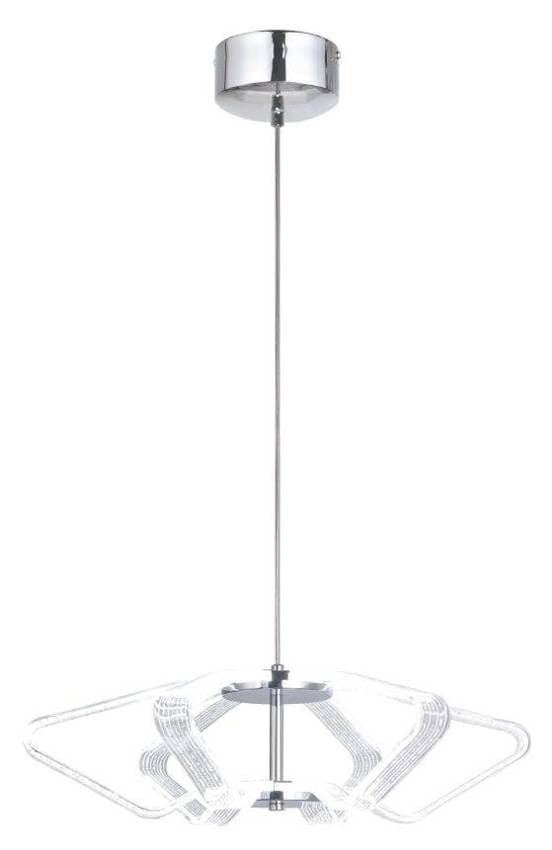 Závesná lampa chróm 45cm LED 10W Caruso 1