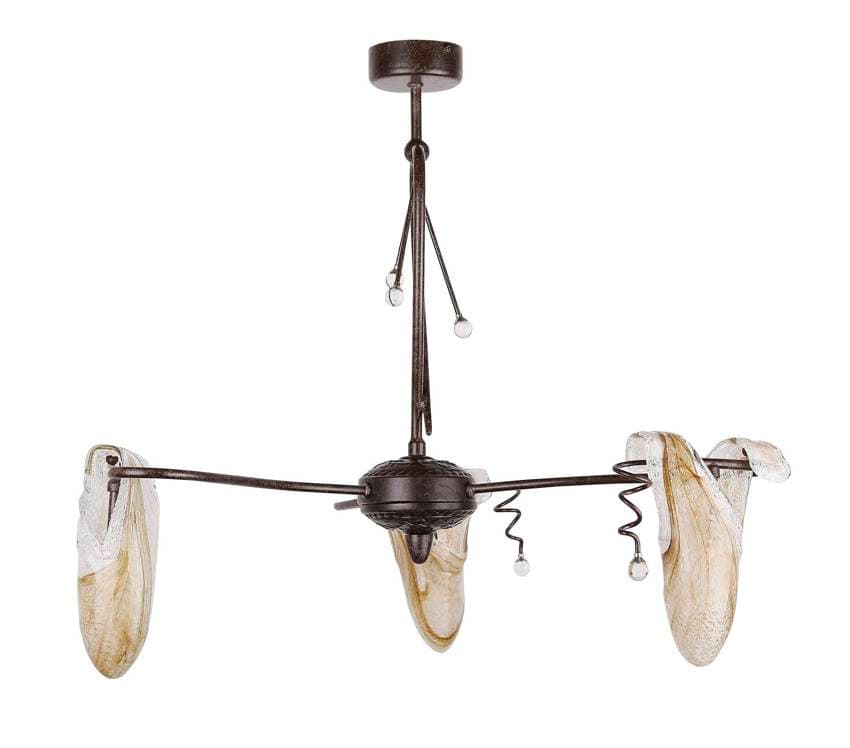 Závesná stropná lampa 3x40W G9 patina Magma 1