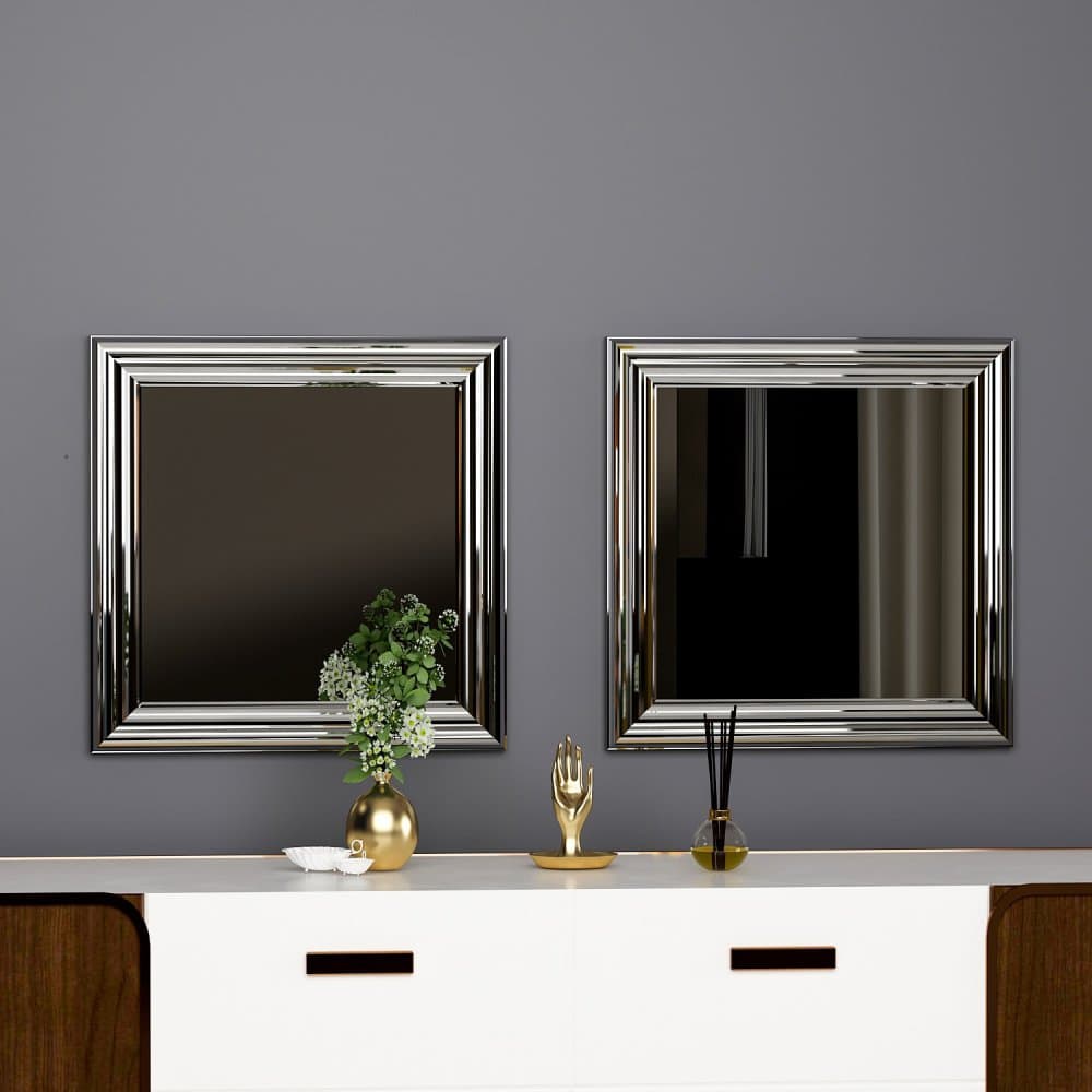 Mirror Set (2 Pieces) Bale - Silver 1