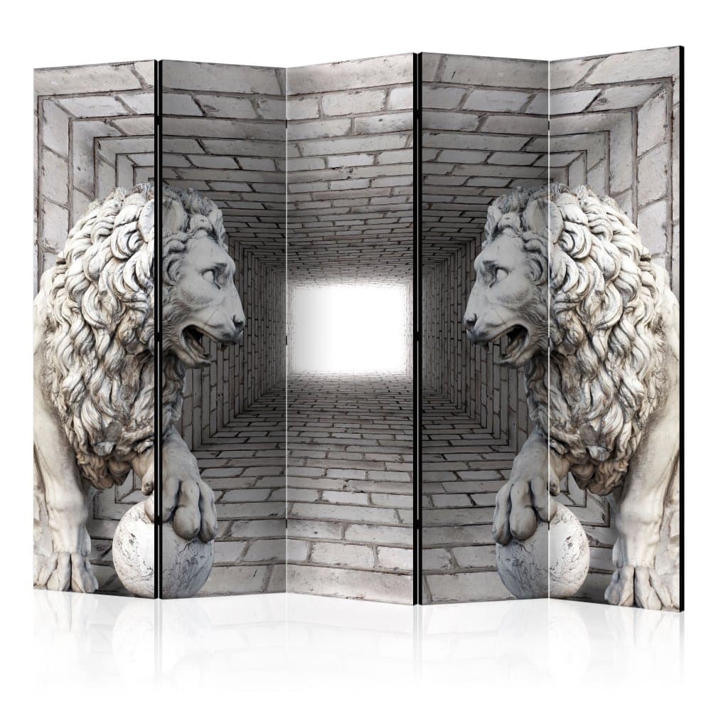 Paraván Stone Lions Dekorhome 1