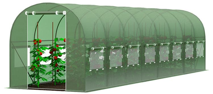 Záhradný fóliovník 3x8m zelená 1