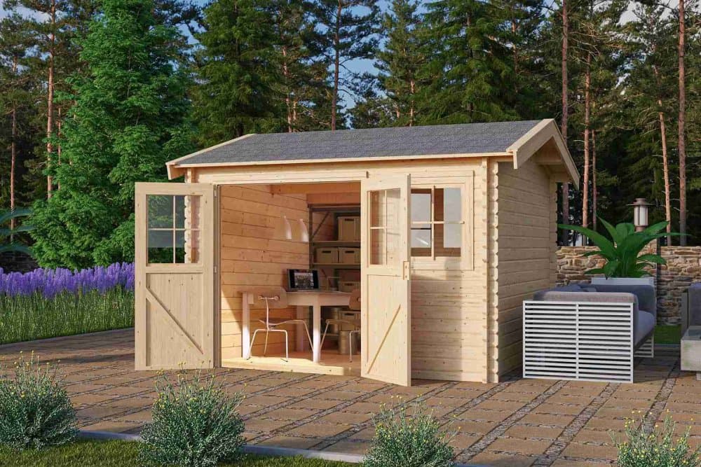 Drevený záhradný domček FELSENAU 3 Lanitplast 1