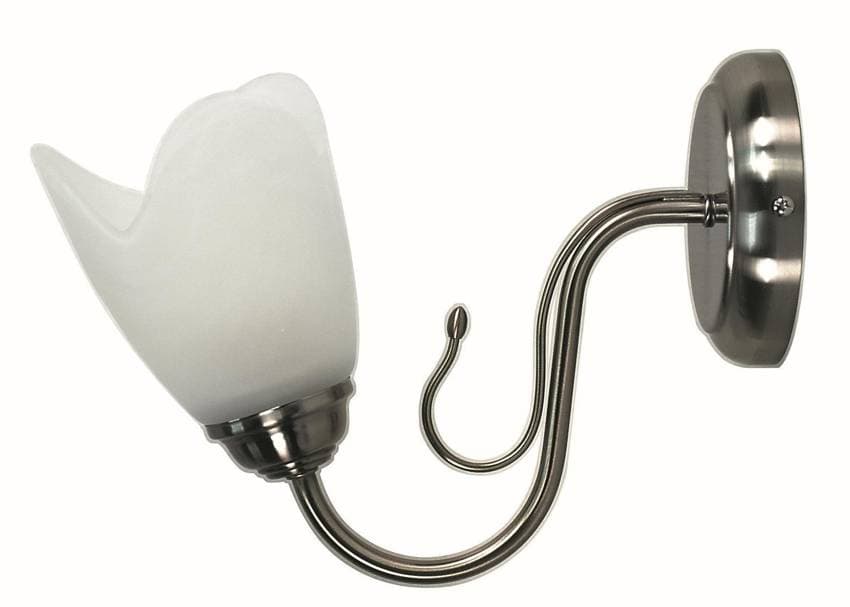 Nástenná lampa saténový nikel nástenná lampa Niva 1