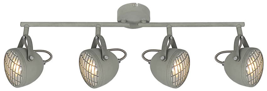 Nástenná lampa 4X50W GU10 betónovo sivá PENT