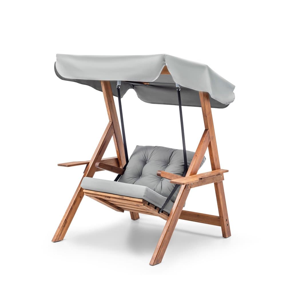 Garden Single Swing Chair Galata Swing S1 - Grey 1