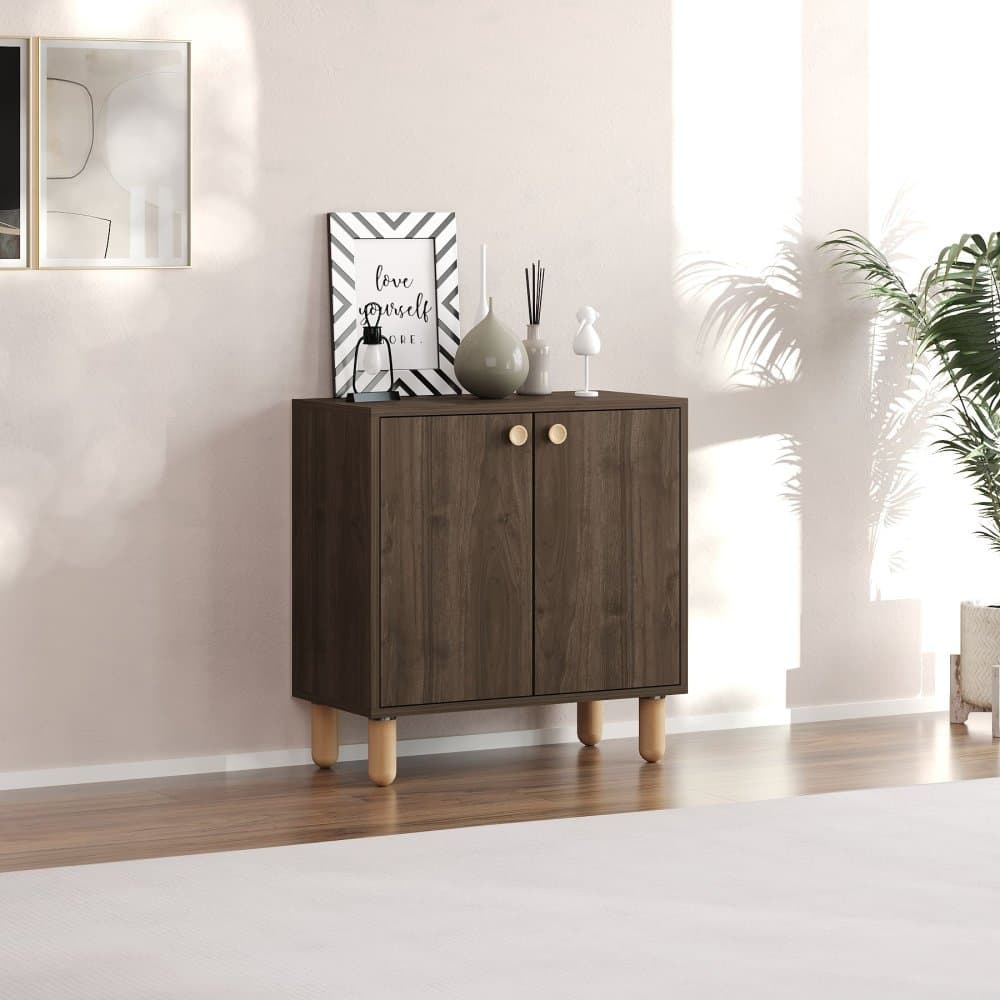 Viacúčelová skrinka Lina - Walnut