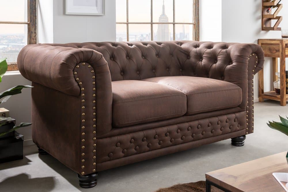 Chesterfield pohovka 2-miestna MIDAS Dekorhome 1