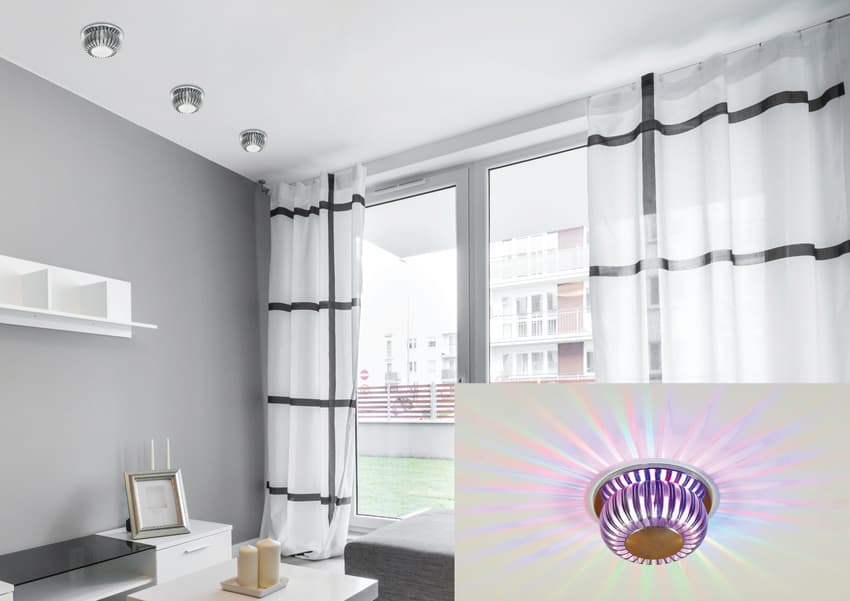 RGB LED stropné svietidlo 1