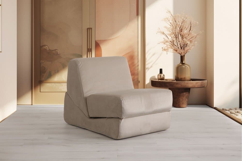 Rozkladacie kreslo Origami Convertable - Shiny Cream 1