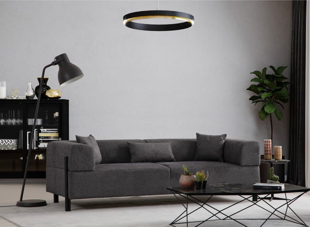 Trojmiestna pohovka Gio 3 Seater - Anthracite