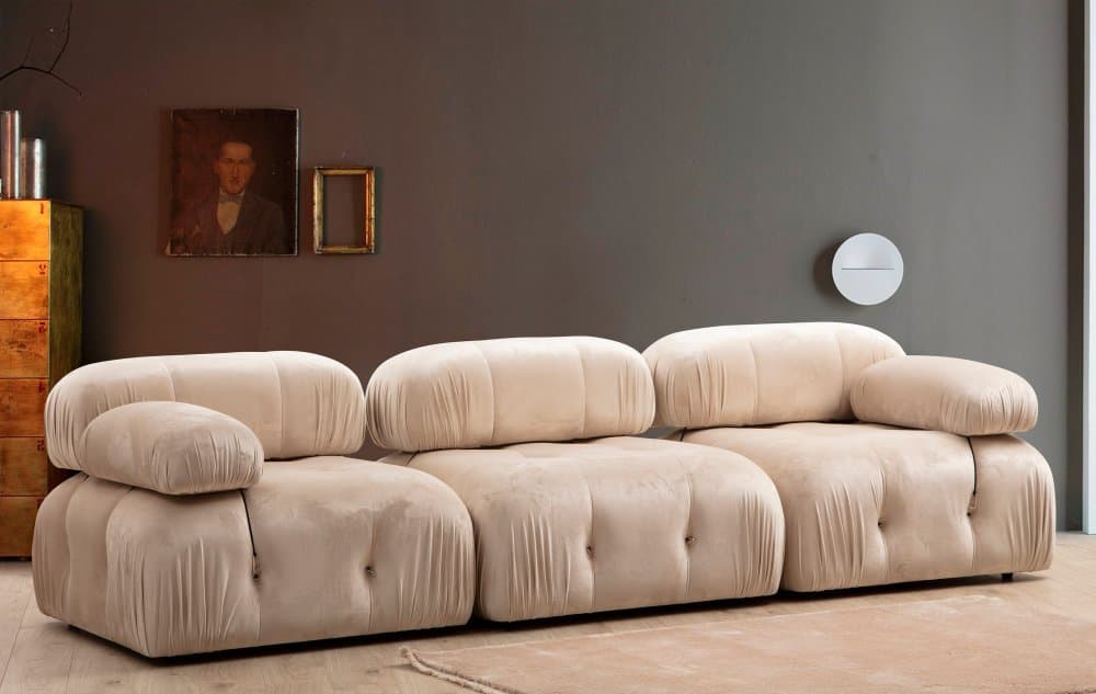 Trojmiestna pohovka Bubble 3 Seater ( L1-O1-1R) - Velvet