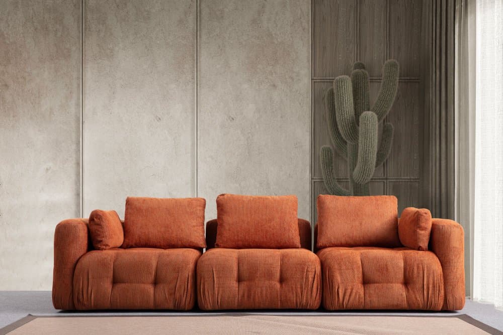 Trojmiestna pohovka Amaris 3 Seater - Orange