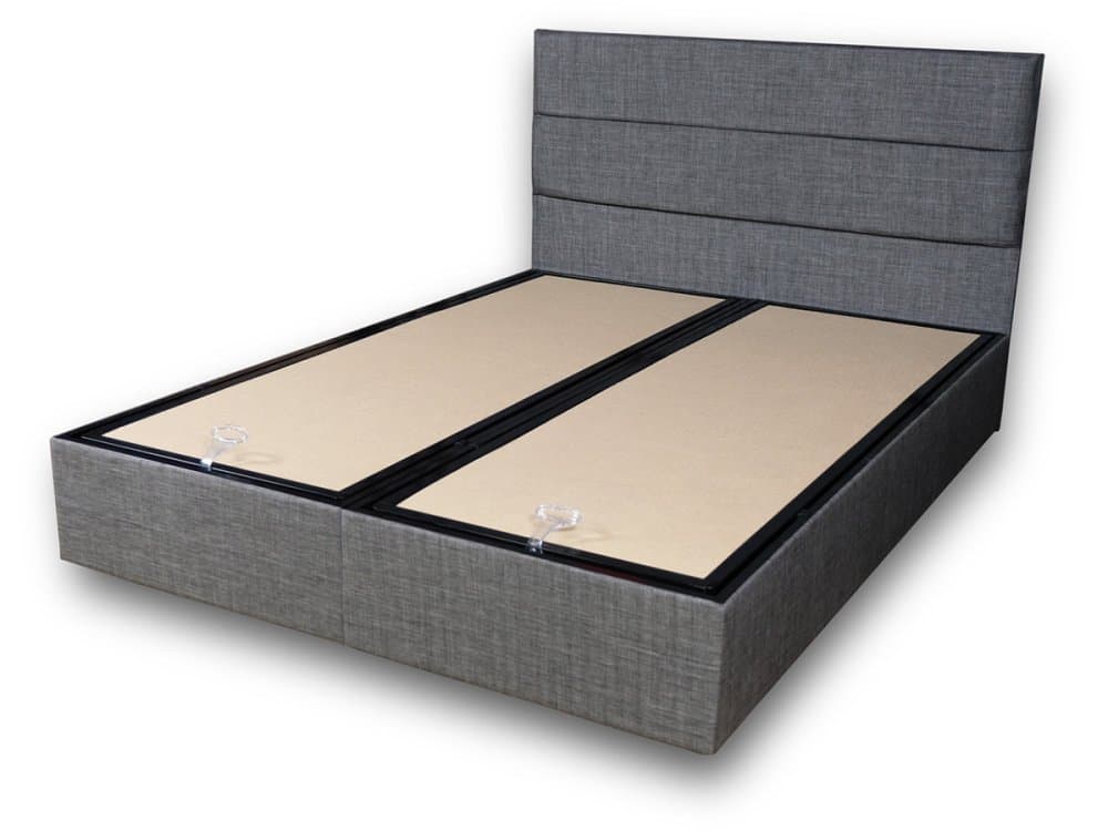 Rám manželskej postele s čelom Silver - Grey (150 x 200)