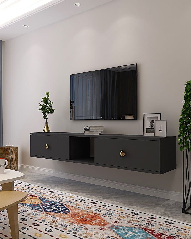 TV stolík Zuzu 150 - Anthracite 1